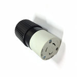 Hubbell L520C Connector, Turnlok IP20 3 Wire