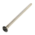 69506 Midwest #8 x 2-1/2^ Black Head Stainless Steel Window Screw