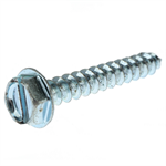 61415 Midwest #10 x 1-1/4^ Slotted Hex Washer Head Sheet Metal Screw