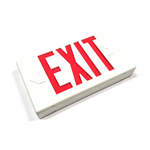 LPX60RWH Cooper Lighting/Sure Lites Polycarbonate Exit Sign, AC Only,120/277 VAC