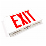 R2CXLED Sure-Lites/Cooper Ind. Steel Exit Sign, 120 VAC, Single or Double Faced