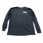 WMSTL-L WMS Long Sleeve Tee Shirt, Black, Large