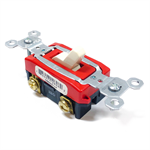 CSB20AC1-LA Pass and Seymour Single Pole Toggle Switch, 20 Amp, 120/277 VAC