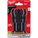 49-25-1233 Milwaukee OPEN-LOK 1-3/8^ Bi-Metal Multi-Material Multi-tool Blades
