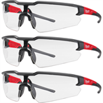 48-73-2052 Milwaukee Safety Glasses - Anti-Scratch Lenses, 3 Pack
