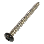 69514 Midwest #10 x 2^ Black Head Stainless Steel Window Screw