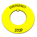 APE30-03 WEG Emergency Stop Plate (30mm)