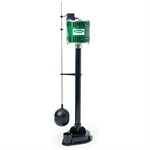 PED33 Ashland 1/3HP Thermoplastic Pedestal Sump Pump, 115VAC Single Phase