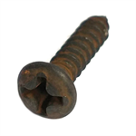 63294 Midwest #6 x 5/8^ Black Plated Oval Head Sheet Metal Screw