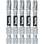 E-01018 Makita Impact XPS® T30 Torx 2^ Power Bit, 5 Pack