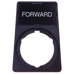 APP30-04 WEG ^FORWARD^ Legend Plate w/Holder