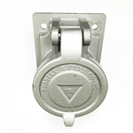 SKR12G Russellstoll Feedrail Receptacle, 20 Amp, 600 VAC