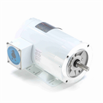 Leeson Washguard Electric Motor, 1.5 HP, 3600 RPM