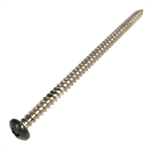 69507 Midwest #8 x 3^ Black Head Stainless Steel Window Screw