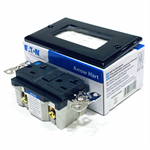 WRSGF20BK Eaton GFCI Self-Test Receptacle, (Black)