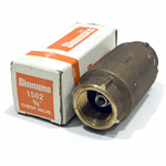 1502 Simmons 3/4^ Check Valve