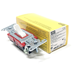 1221W Hubbell Pro Single-Pole Toggle Switch, 20A, 120/277VAC, White