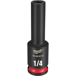 49-66-6115 Milwaukee SHOCKWAVE Impact Duty™ 3/8^ Drive 1/4^ Deep 6 Point Socket