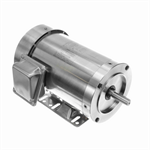 191558.00 1HP Leeson Electric SS Motor, Washdown