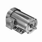 191528.00 1HP Leeson Electric SS Motor, Washdown