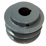 2BK2814 2.95^ x 7/8^ BK Double Groove V-Pulley