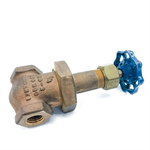 U-0252 Fairbanks 1/4'' Bronze Gate Valve 125-S, 200 WOG