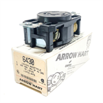 6430 Arrow Hart, Cooper Locking Receptacle, 20A, 480V, Black
