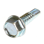 62736 Midwest 1/4^-14 x 1^ Hex Washer Head Drill Point Sheet Metal Screw