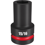 49-66-6503 Milwaukee SHOCKWAVE Impact Duty 1^Drive 15/16^ Deep 6 Point Socket