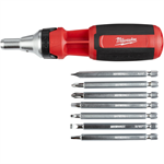 48-22-2322 Milwaukee 9-in-1 Square Drive Ratcheting Multi-bit Driver