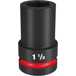 49-66-6506 Milwaukee SHOCKWAVE Impact Duty 1^Drive 1-1/8^ Deep 6 Point Socket