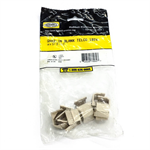 Hubbell SFBI10 Snap-In Blank Telco Cover, 10 Pack