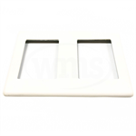 544783B Siemens Double Adaptor Base Kit, White