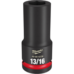 49-66-6336 Milwaukee SHOCKWAVE Impact Duty 3/4^Drive 13/16^ Deep 6 Point Socket