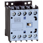 CWC016-10-30V56 WEG Miniature Contactor, 3 NO Power Poles, 16 Amp