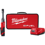 2559-21 Milwaukee M12 FUEL™ 1/4^ Extended Reach Ratchet Kit