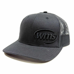 WMSHBL WMS Hat, Black, Black Logo