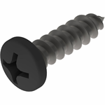 69501 Midwest #8 x 1/2^ Black Head Stainless Steel Window Screw