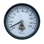 A15699 Black & Decker Gauge, 0-200PSI, 1/4^