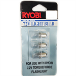 1070123 Ridgid/Ryobi 7.2V Light Bulb, 3 Pack