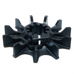 37FN3002B02 Baldor Cooling Fan, EXFN, Plastic,