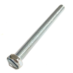 65578 Midwest #10-32 x 2^ Slotted Indented Hex Head Screw