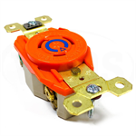 IG2320 Hubbell Receptacle Twist Lock, 20A 250VAC/DC, NEMA LB-20R, 2-Pole, 3-Wire