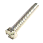 65576 Midwest #10-32 x 1-1/4^ Slotted Indented Hex Head Screw