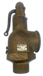 Lunkenheimer Fig 629 2^ Input/3^ Output Brass Safety Relief Valve