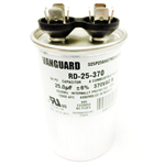 RD-25-370 Vanguard Run Capacitor, 370 Vac, 25 µF