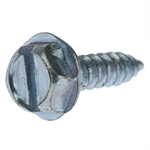 61402 Midwest #6 x 1/2^ Slotted Hex Washer Head Sheet Metal Screw