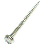 68684 Midwest #10 x 3^ Hex Washer Head Drill Point Sheet Metal Screw