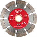 49-93-7005 Milwaukee 4-1/2^ Diamond Premium Segmented Blade