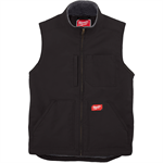 801B-M Milwaukee Heavy Duty Sherpa Lined Vest, Black, Medium